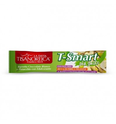 T-SMART più gusto Cioccolato Bianco e Pistacchio - 35 g