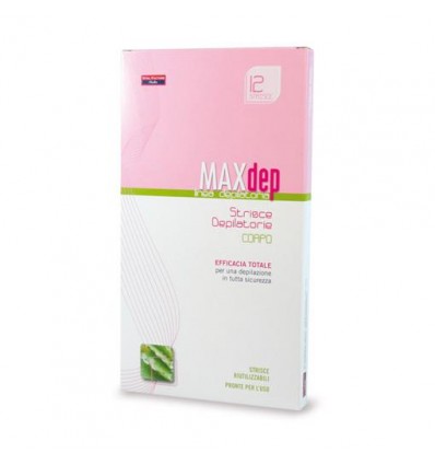 Max Dep - 12 Strisce Depilatorie Corpo