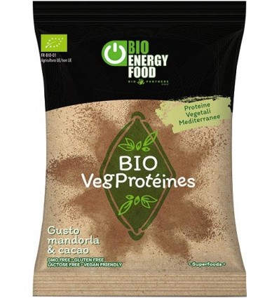 Vegprotein - preparato proteico mandorla e cacao 50 gr - bio energy food