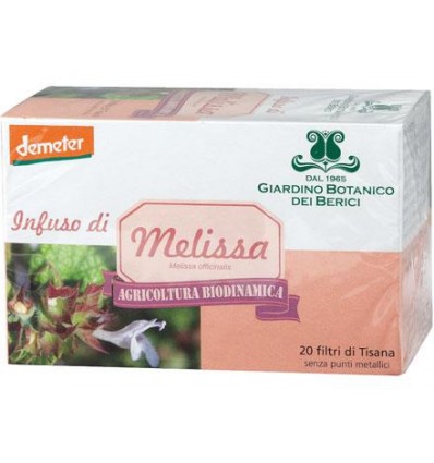 Giardino Botanico dei Berici - Melissa bio - 20 filtri