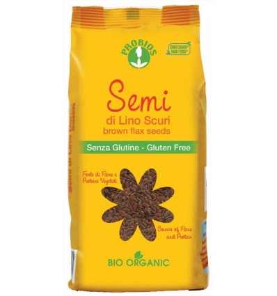 Semi di Lino Scuri 500g - Probios