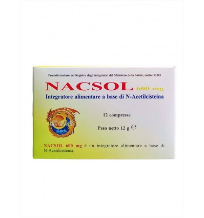 Nacsol 600 mg - 12 cpr