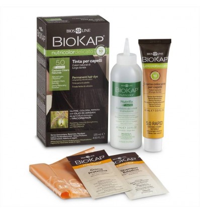 Biokap Nutricolor Delicato RAPID - 5.0 Castano Chiaro naturale