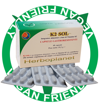 K2 sol, 48 capsule gastroresistenti