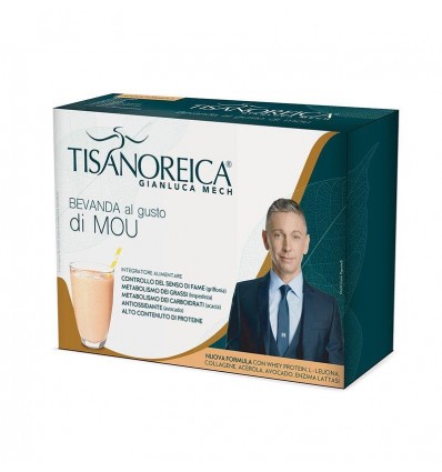 Tisanoreica - Bevanda al gusto Mou - 1 scatola da 4 buste