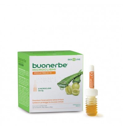 DMCE0546 BuonErbe Microclismi Pediatrico 1+ 6x5g