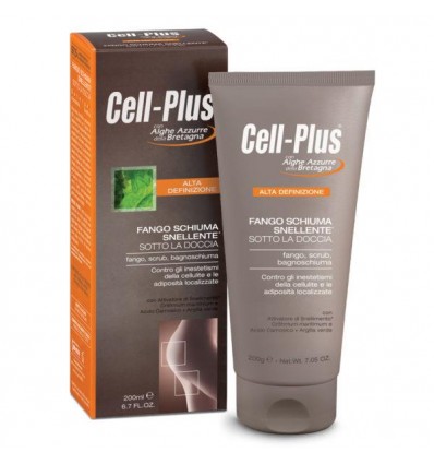 Cell-Plus Alta Definizione - Fango Schiuma Snellente sotto la doccia - 200 ml