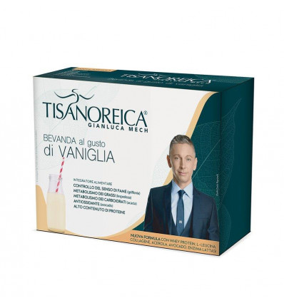 Tisanoreica - Bevanda alla Vaniglia - 1 scatola da 4 buste