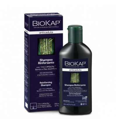 Biokap - Shampo anticaduta rinforzante con tricofoltil 200 ml