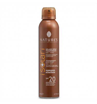 Nature's sun: Spray Trasparente SPF20 - 200 ml