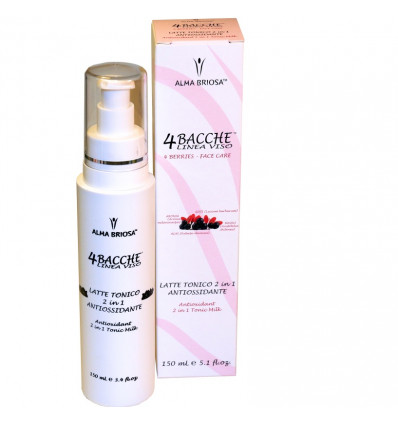 Linea 4 Bacche: Latte Tonico 2in1 Antiossidante - 150 ml